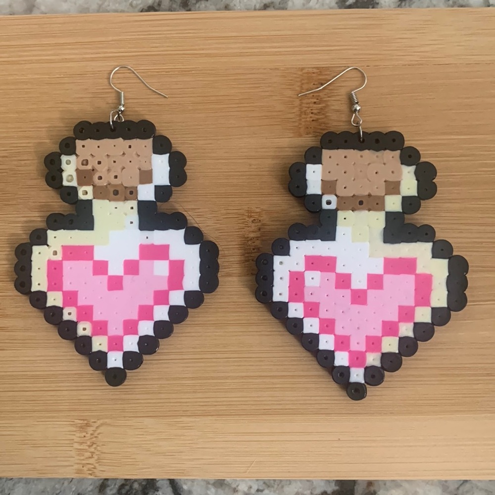 Handmade love potion earrings